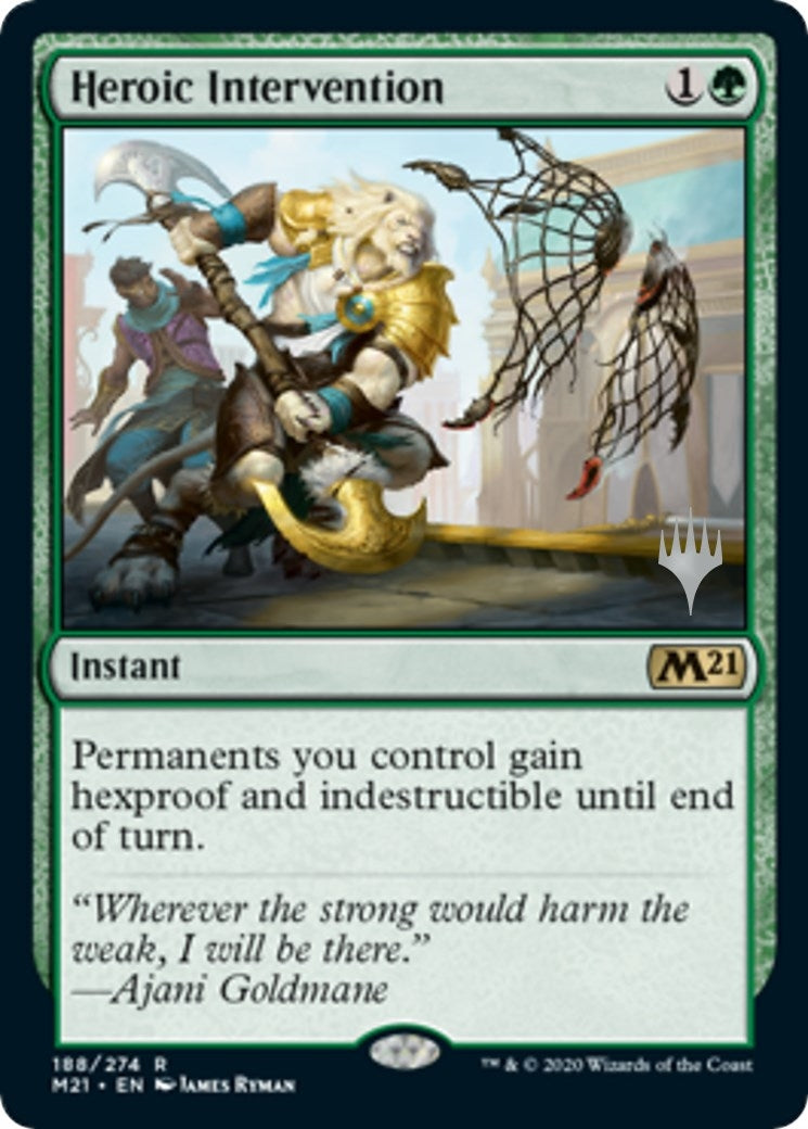 Image for Heroic Intervention (Promo Pack: Core Set 2021) (188) - Magic: The Gathering