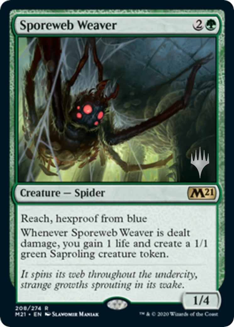 Image for Sporeweb Weaver (Promo Pack: Core Set 2021) (208) - Magic: The Gathering