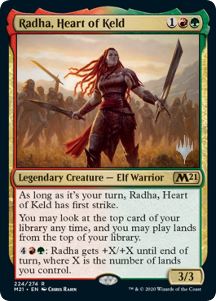 Image for Radha, Heart of Keld (Promo Pack: Core Set 2021) (224) - Magic: The Gathering