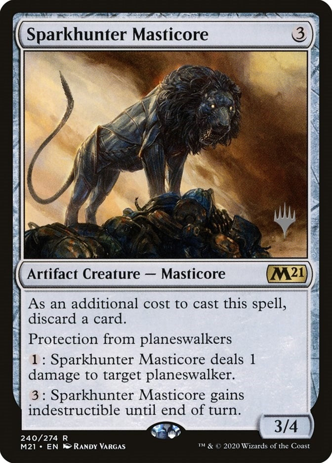 Image for Sparkhunter Masticore (Promo Pack: Core Set 2021) (240) - Magic: The Gathering