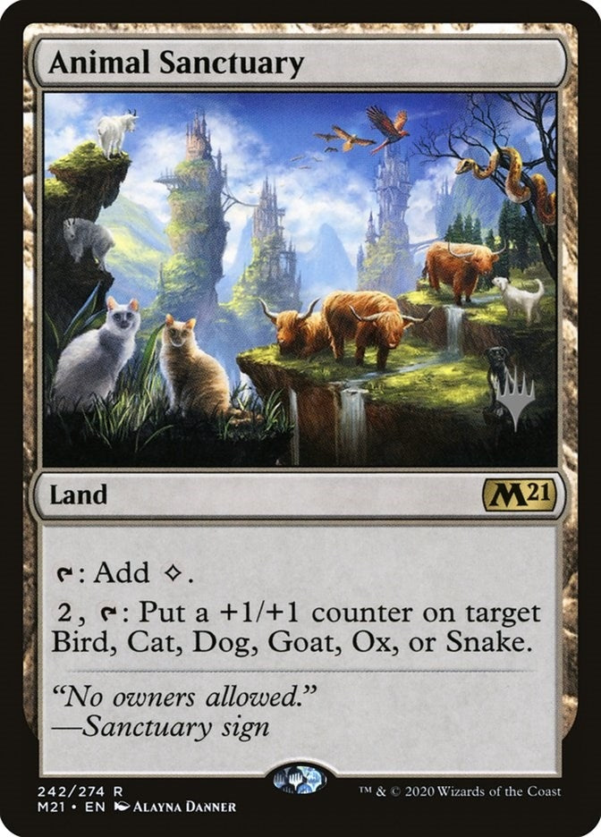 Image for Animal Sanctuary (Promo Pack: Core Set 2021) (242) - Magic: The Gathering