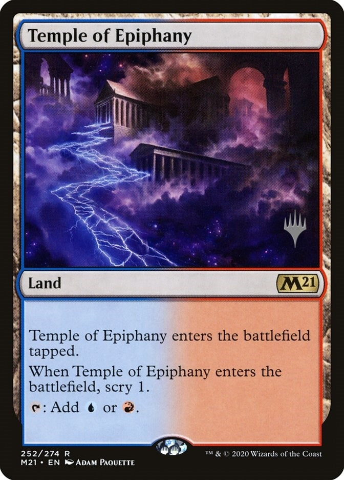 Image for Temple of Epiphany (Promo Pack: Core Set 2021) (252) - Magic: The Gathering