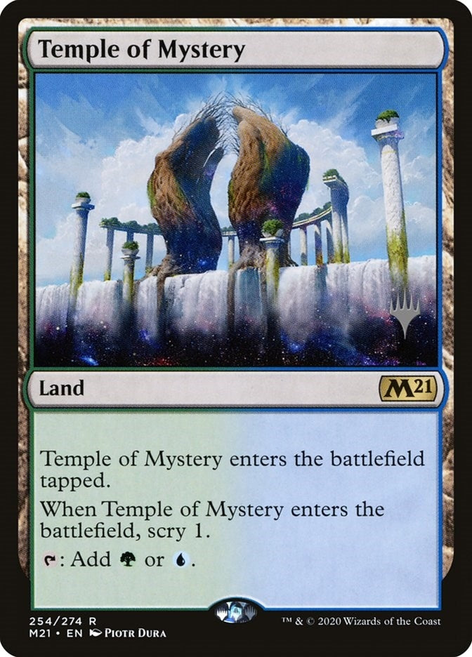 Image for Temple of Mystery (Promo Pack: Core Set 2021) (254) - Magic: The Gathering