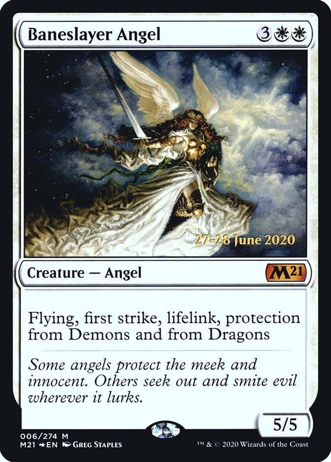 Image for Baneslayer Angel (Prerelease Cards) (6) - Magic: The Gathering