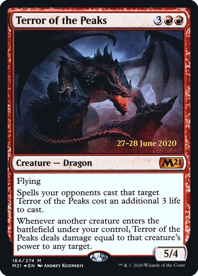 Image for Terror of the Peaks (M21) (Prerelease Cards) (164) - Magic: The Gathering