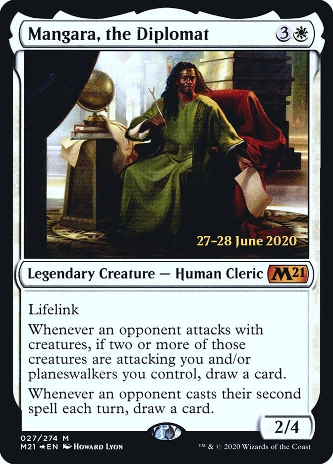 Image for Mangara, the Diplomat (Prerelease Cards) (27) - Magic: The Gathering