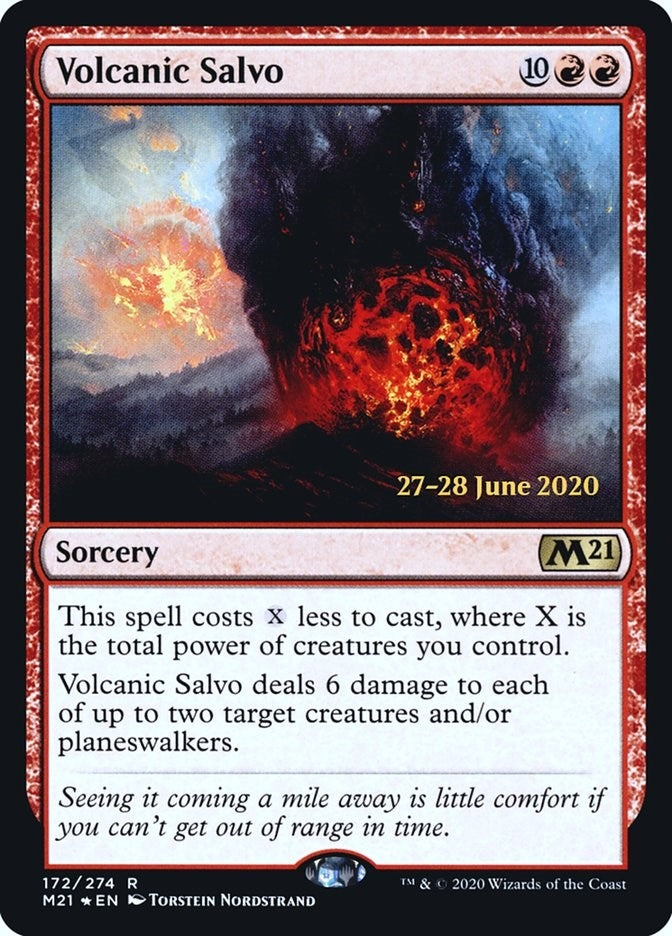 Image for Volcanic Salvo (Prerelease Cards) (172) - Magic: The Gathering