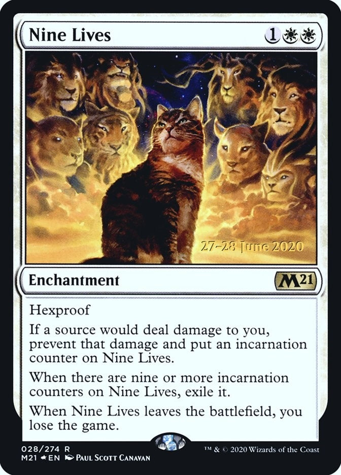 Image for Nine Lives (Prerelease Cards) (28) - Magic: The Gathering