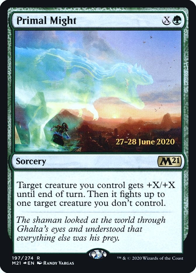 Image for Primal Might (Prerelease Cards) (197) - Magic: The Gathering