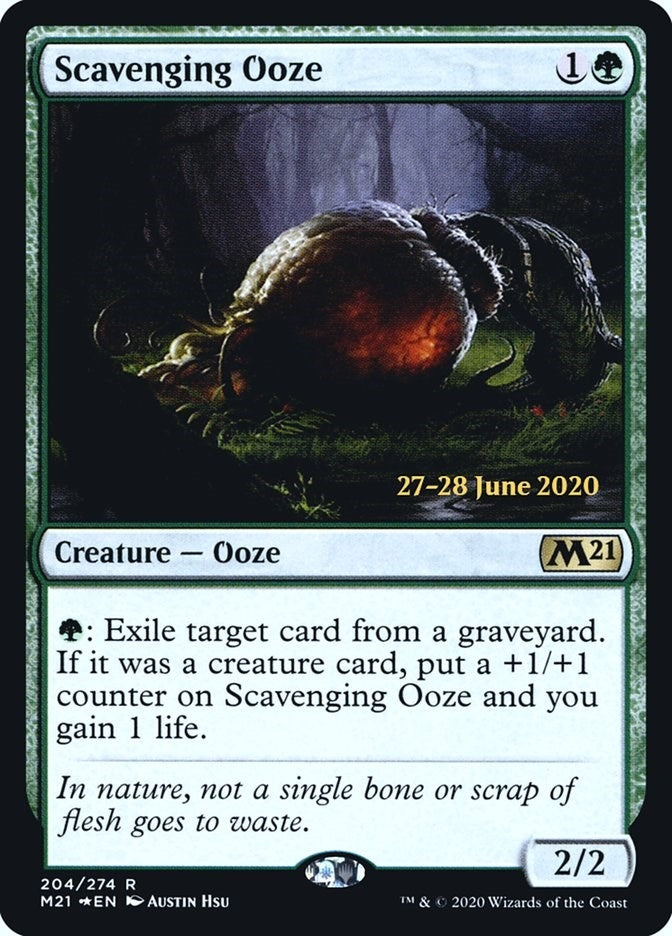 Image for Scavenging Ooze (M21) (Prerelease Cards) (204) - Magic: The Gathering