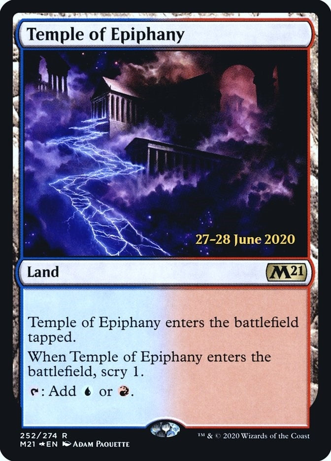 Image for Temple of Epiphany (M21) (Prerelease Cards) (252) - Magic: The Gathering