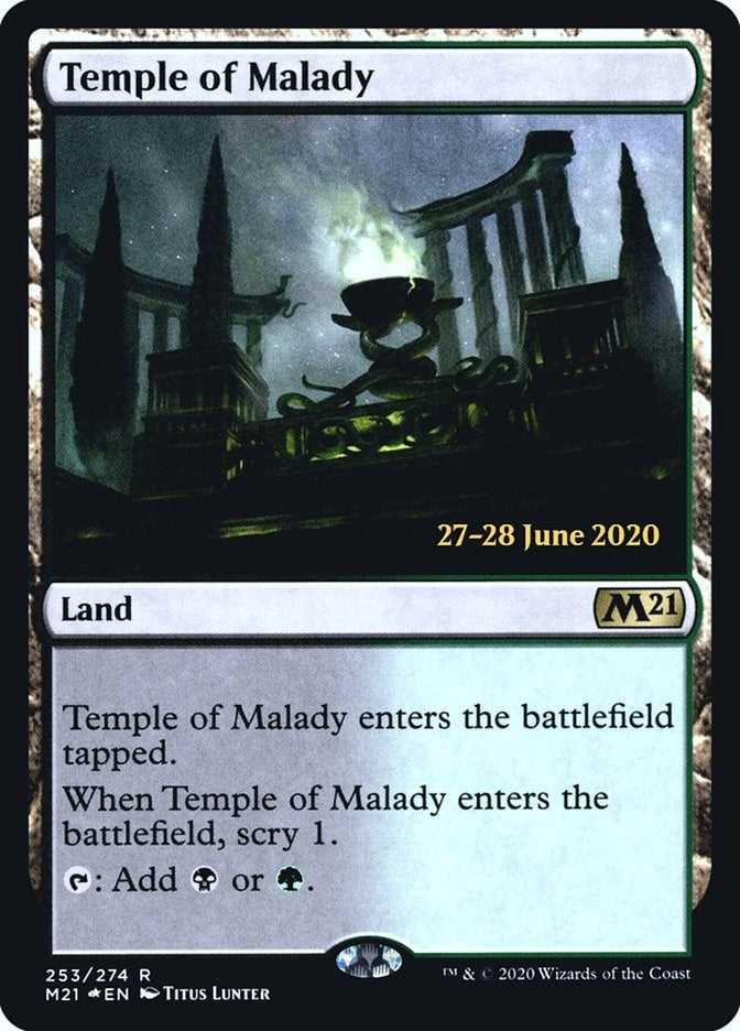 Image for Temple of Malady (M21) (Prerelease Cards) (253) - Magic: The Gathering