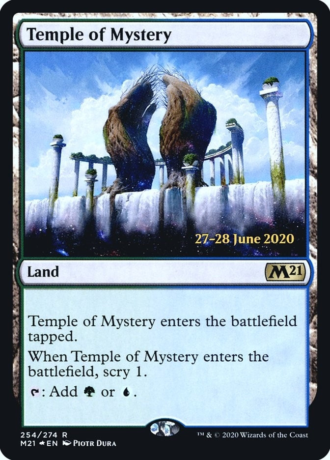 Image for Temple of Mystery (M21) (Prerelease Cards) (254) - Magic: The Gathering