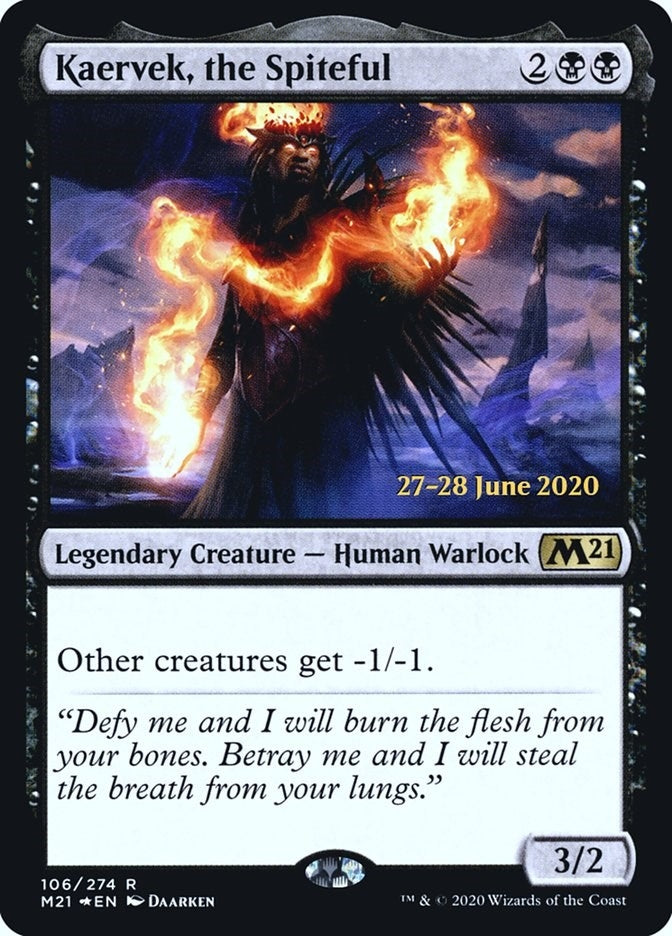 Image for Kaervek, the Spiteful (Prerelease Cards) (106) - Magic: The Gathering
