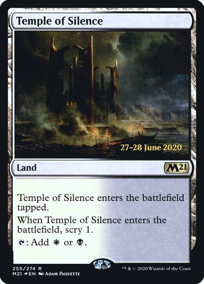 Image for Temple of Silence (M21) (Prerelease Cards) (255) - Magic: The Gathering