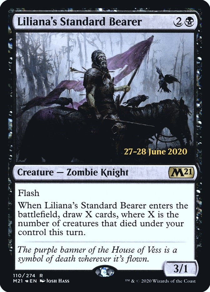 Image for Liliana's Standard Bearer (Prerelease Cards) (110) - Magic: The Gathering