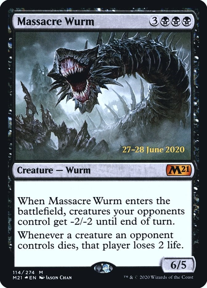 Image for Massacre Wurm (Prerelease Cards) (114) - Magic: The Gathering
