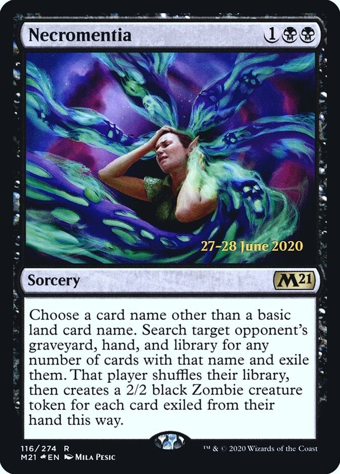 Image for Necromentia (Prerelease Cards) (116) - Magic: The Gathering