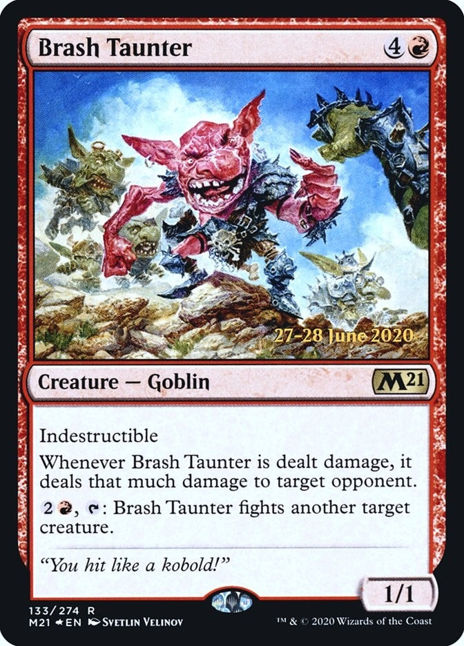 Image for Brash Taunter (Prerelease Cards) (133) - Magic: The Gathering