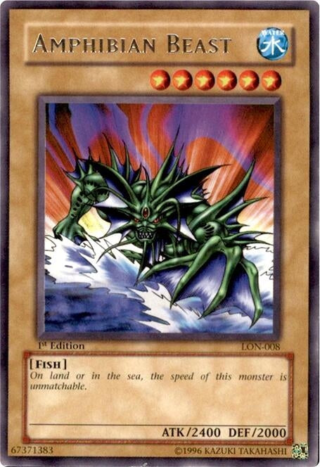 Image for Amphibian Beast (Labyrinth of Nightmare) (LON-008) - YuGiOh