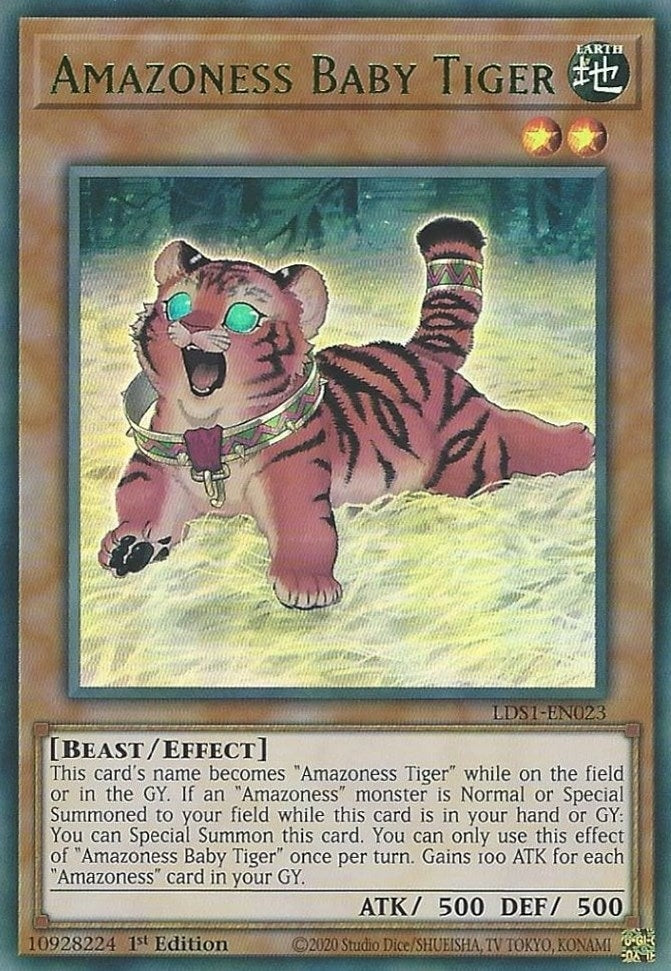 Image for Amazoness Baby Tiger (Green) (Legendary Duelists: Season 1) (LDS1-EN023) - YuGiOh