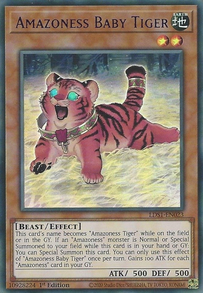 Image for Amazoness Baby Tiger (Purple) (Legendary Duelists: Season 1) (LDS1-EN023) - YuGiOh