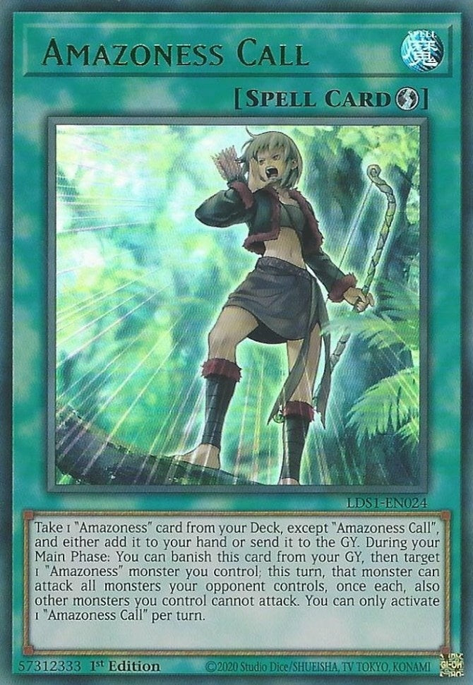 Image for Amazoness Call (Green) (Legendary Duelists: Season 1) (LDS1-EN024) - YuGiOh