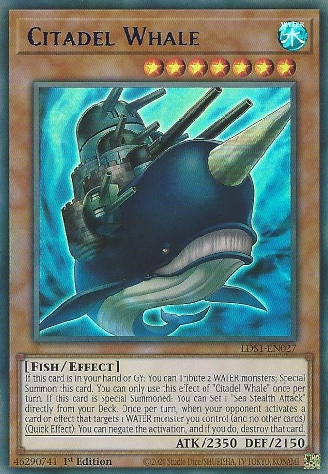 Image for Citadel Whale (Blue) (Legendary Duelists: Season 1) (LDS1-EN027) - YuGiOh