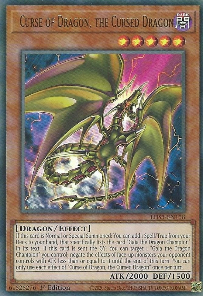 Image for Curse of Dragon, the Cursed Dragon (Legendary Duelists: Season 1) (LDS1-EN118) - YuGiOh