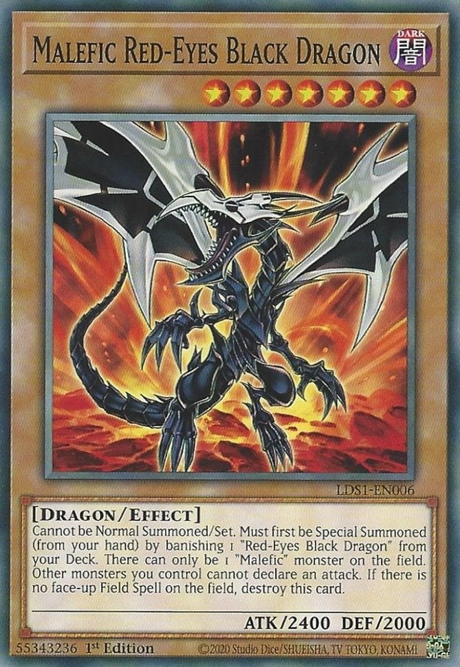 Image for Malefic Red-Eyes Black Dragon (Legendary Duelists: Season 1) (LDS1-EN006) - YuGiOh