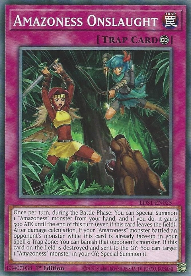 Image for Amazoness Onslaught (Legendary Duelists: Season 1) (LDS1-EN025) - YuGiOh