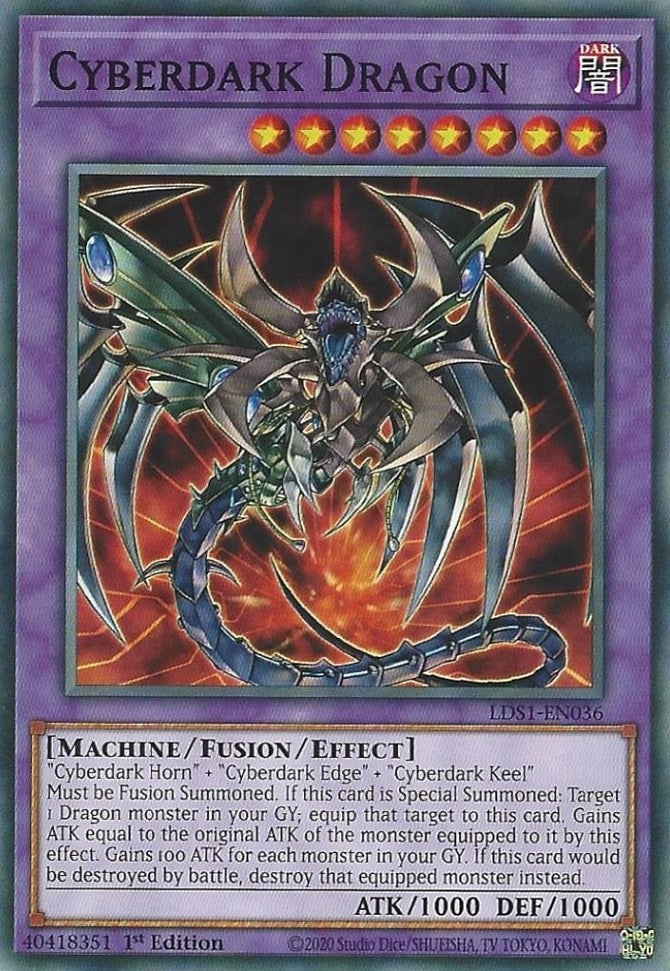 Image for Cyberdark Dragon (Legendary Duelists: Season 1) (LDS1-EN036) - YuGiOh