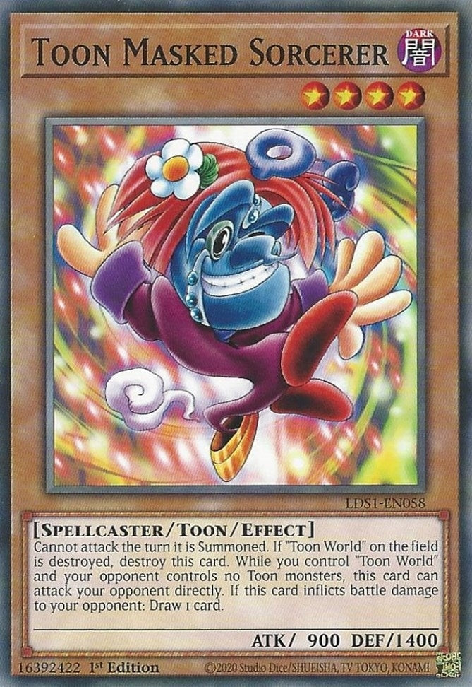 Image for Toon Masked Sorcerer (Legendary Duelists: Season 1) (LDS1-EN058) - YuGiOh