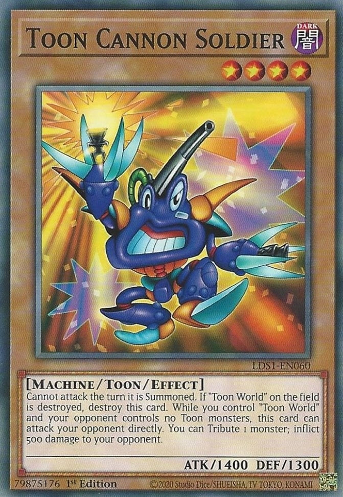 Image for Toon Cannon Soldier (Legendary Duelists: Season 1) (LDS1-EN060) - YuGiOh