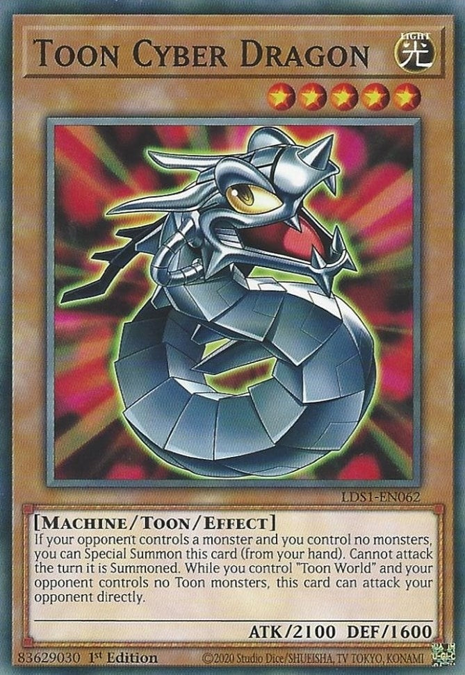 Image for Toon Cyber Dragon (Legendary Duelists: Season 1) (LDS1-EN062) - YuGiOh