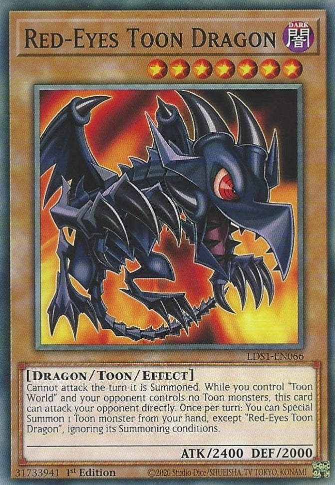 Image for Red-Eyes Toon Dragon (Legendary Duelists: Season 1) (LDS1-EN066) - YuGiOh