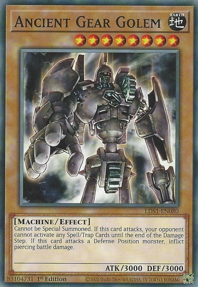 Image for Ancient Gear Golem (Legendary Duelists: Season 1) (LDS1-EN080) - YuGiOh