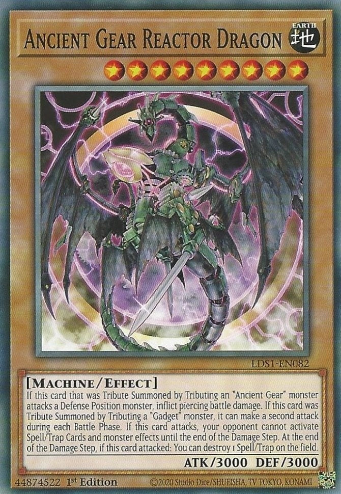 Image for Ancient Gear Reactor Dragon (Legendary Duelists: Season 1) (LDS1-EN082) - YuGiOh