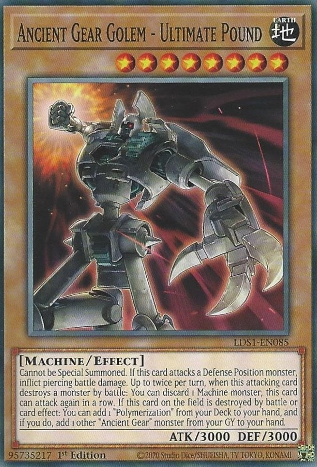 Image for Ancient Gear Golem - Ultimate Pound (Legendary Duelists: Season 1) (LDS1-EN085) - YuGiOh