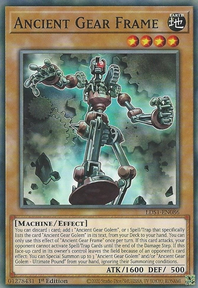 Image for Ancient Gear Frame (Legendary Duelists: Season 1) (LDS1-EN086) - YuGiOh