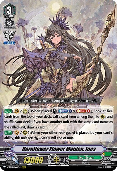 Image for Cornflower Flower Maiden, Ines (V-EB14: The Next Stage) (V-EB14/008EN) - Cardfight Vanguard