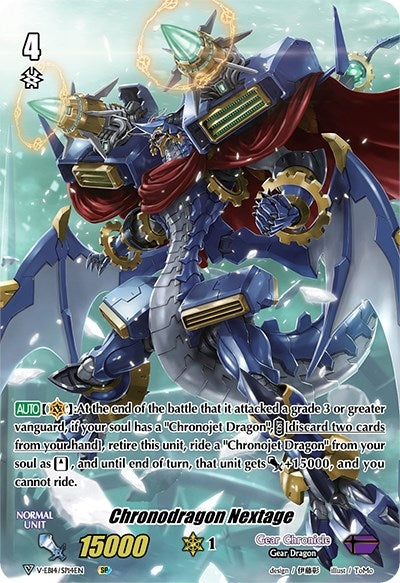 Image for Chronodragon Nextage (SP) (V-EB14: The Next Stage) (V-EB14/SP14EN) - Cardfight Vanguard