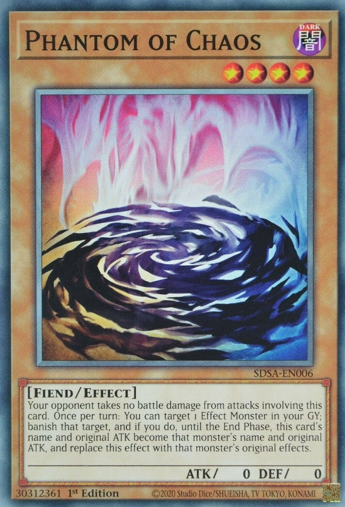 Image for Phantom of Chaos (Structure Deck: Sacred Beasts) (SDSA-EN006) - YuGiOh