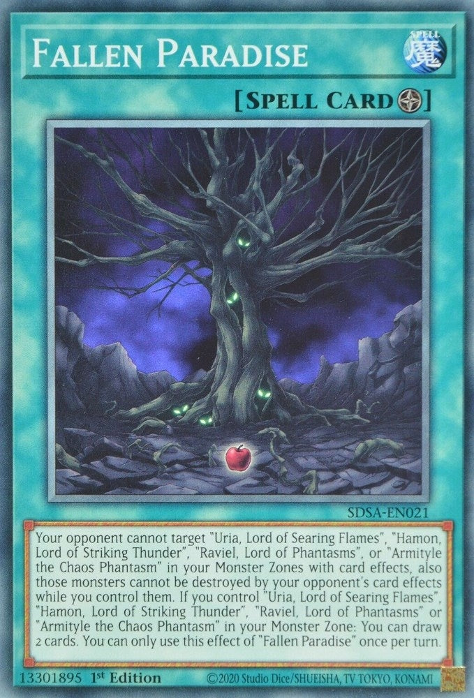 Image for Fallen Paradise (Structure Deck: Sacred Beasts) (SDSA-EN021) - YuGiOh