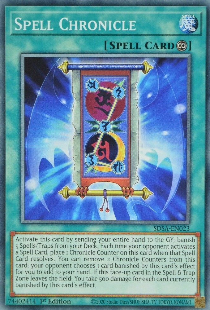 Image for Spell Chronicle (Structure Deck: Sacred Beasts) (SDSA-EN023) - YuGiOh