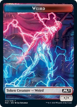 Image for Weird // Zombie Double-Sided Token (Core Set 2021) (13 // 7) - Magic: The Gathering
