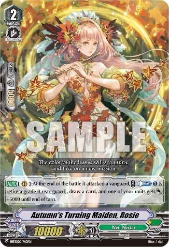 Image for Autumn's Turning Maiden, Rosie (Bushiroad Event Cards) (BSF2020/VGP01) - Cardfight Vanguard