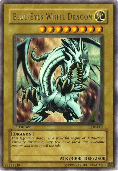 Image for Blue-Eyes White Dragon (The Legend of Blue Eyes White Dragon) (LOB-001) - YuGiOh