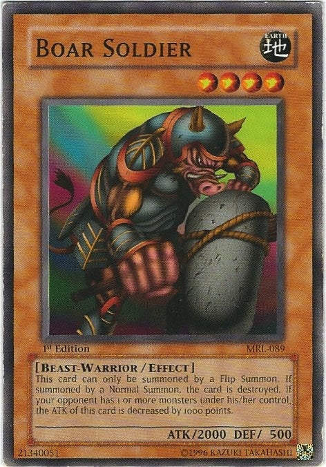 Image for Boar Soldier (Magic Ruler) (MRL-089) - YuGiOh
