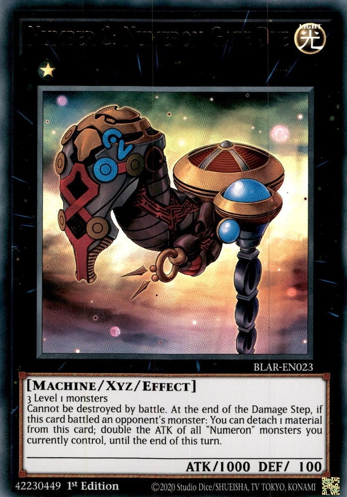 Image for Number 2: Numeron Gate Dve (Battles of Legend: Armageddon) (BLAR-EN023) - YuGiOh